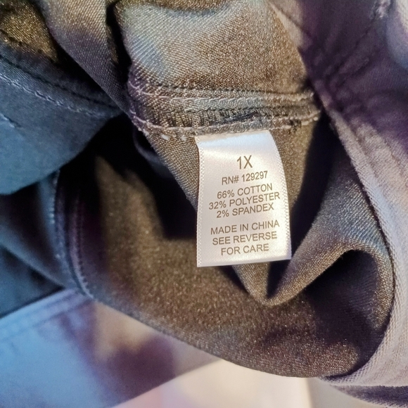 IMAN Jacket Denim Cotton Blend Button Short Jean Jacket 1X Olive Green - Picture 6 of 7